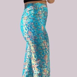 EUC Vintage Boston Proper Floral Silk Pants, sz 12